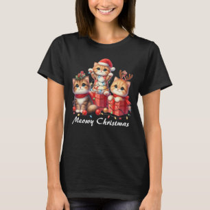 Cute Christmas Kittens T-Shirt