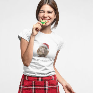 Cute Christmas Kiwi, custom T-Shirt
