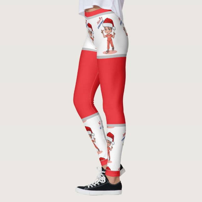 Cute Christmas Leggings (Left)