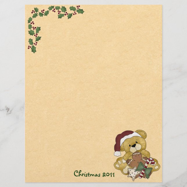Cute Christmas Letterhead (Front)