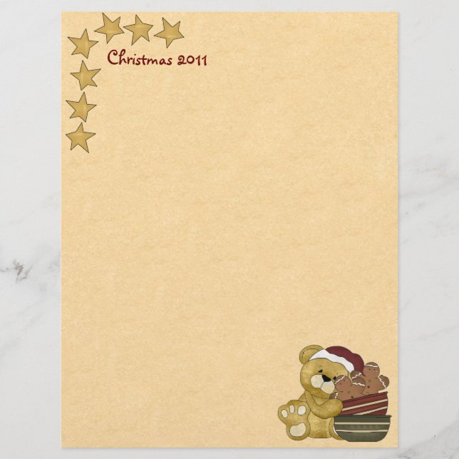 Cute Christmas Letterhead (Front)