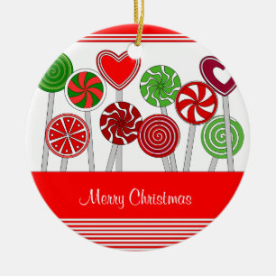 Cute Christmas Lollipops Ornament