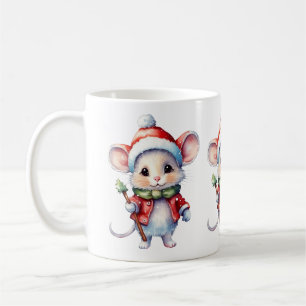 Cute Christmas Mouse Mug