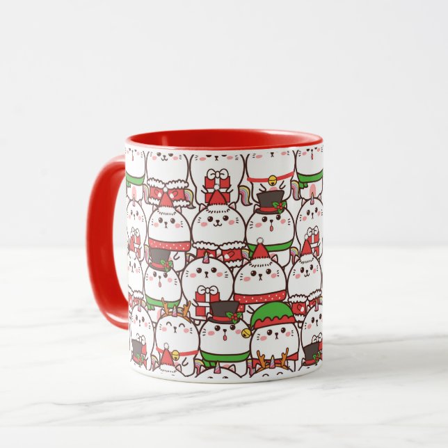 Cute Christmas Mug (Front Left)