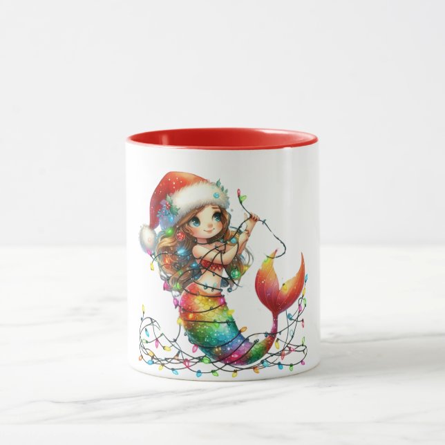 Cute Christmas Mugs for Kids – Festive Holiday Dri (Center)