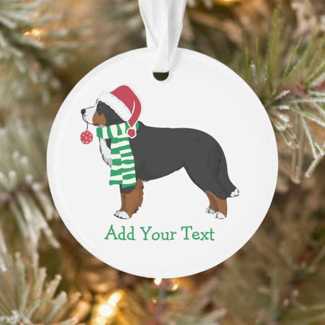 Cute Christmas Ornament for Berner Lovers (Tree)