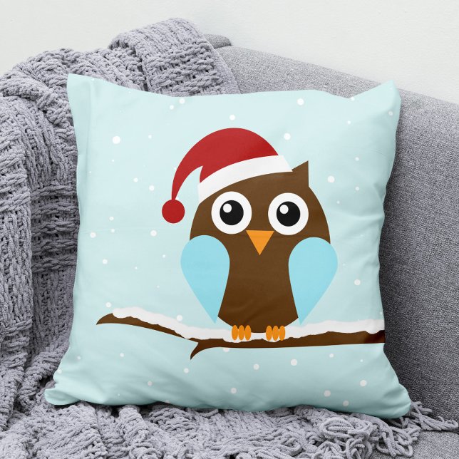 Cute Christmas Owl Cushion (Creator Uploaded)