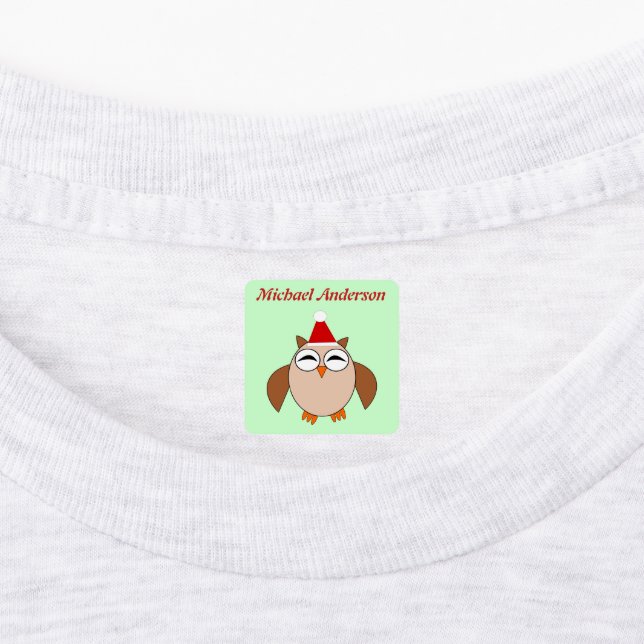 Cute Christmas Owl Custom (Affixed)