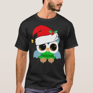 Cute Christmas Owl T-Shirt