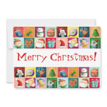 Cute Christmas Pattern Card