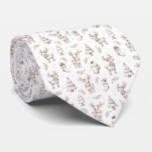Cute Christmas Pattern - Neck Tie