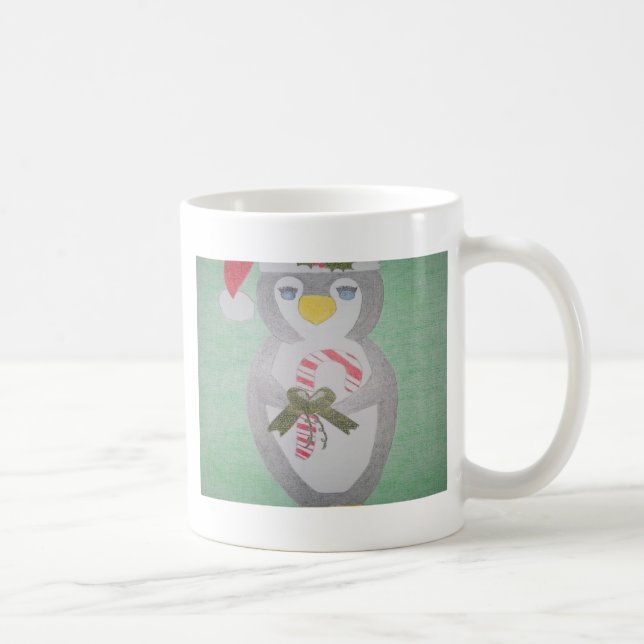 Cute Christmas Penguin Coffee Mug (Right)