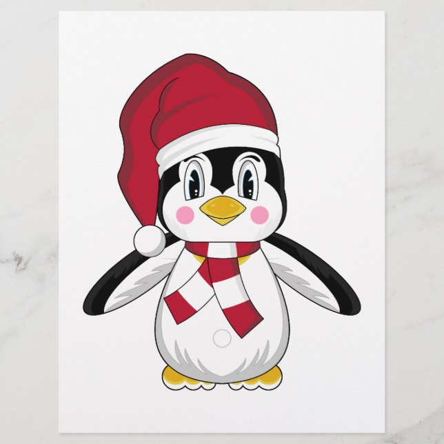 Cute Christmas Penguin Flyer (Front)