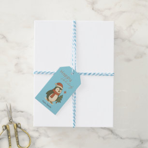 Cute Christmas Penguin Holiday – Vintage Winter Gift Tags