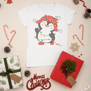 Cute Christmas Penguin T-Shirt