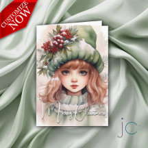 Cute Christmas Pixie Holiday