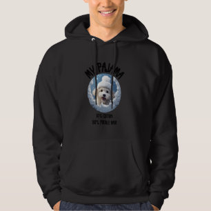 Cute Christmas Poodle - Funny Dog Design for Pet L Hoodie