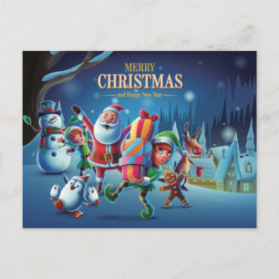 Cute Christmas Postcard