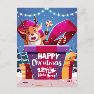 Cute Christmas Postcard