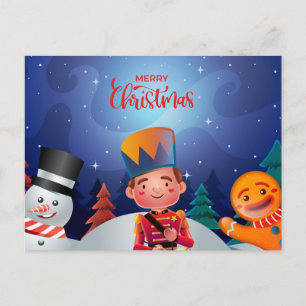 Cute Christmas Postcard