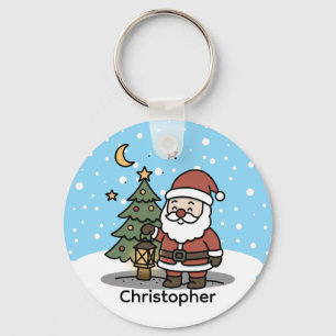 Cute Christmas Potato Custom Key Ring