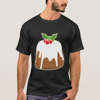 Cute Christmas Pudding Figgy Pudding Graphic T-Shirt