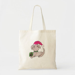 Cute Christmas Puppy Tote Bag