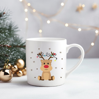 Cute Christmas Reindeer Mug