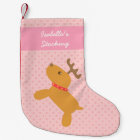 Cute Christmas Reindeer Pink For Girls
