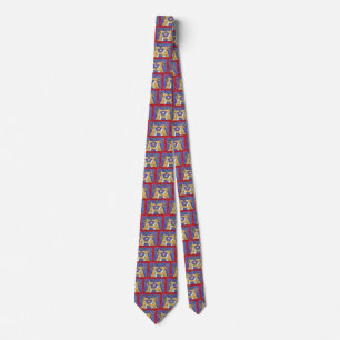 Cute Christmas Reindeer, Romantic Kiss w Mistletoe Tie