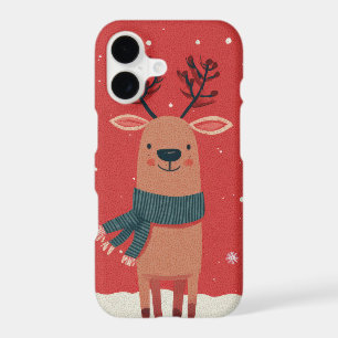 Cute Christmas Reindeer with Scraf