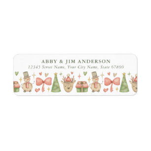 Cute Christmas Return Address Labels