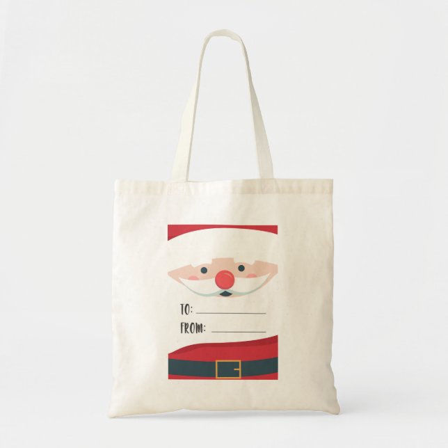 Cute Christmas Santa Claus | Holidays Tote Bag (Front)