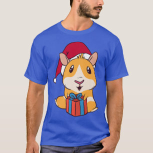 Cute Christmas Santa guinea pig Happy Holidays T-Shirt