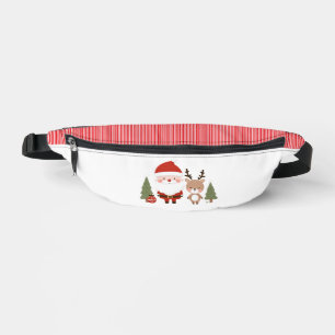 Cute Christmas Santa & Reindeer Bum Bags