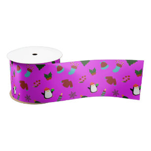 Cute Christmas Satin Ribbon
