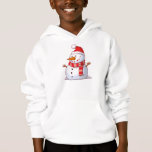 Cute Christmas Snowman<br><div class="desc">A cute Christmas snowman who is kind of chubby and jolly wearing  a striped scarf and a red christmas hat. Festive and fun.</div>