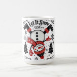 Cute Christmas Snowman Let It Snow Coffee Mug<br><div class="desc">Mug
Cute Christmas Snowman Let It Snow
Christmas Sayings/Quotes
Unique
Customisable</div>