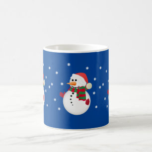 Cute Christmas Snowman Mugs Cups