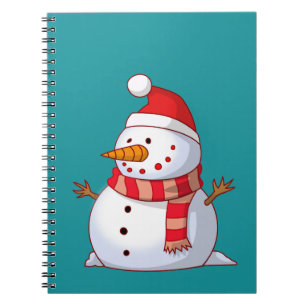 Cute Christmas Snowman Notebook