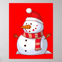Cute Christmas Snowman
