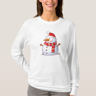 Cute Christmas Snowman T-Shirt