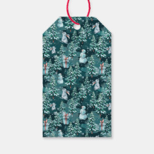 Cute Christmas Snowmen, Christmas Trees, Gifts and Gift Tags