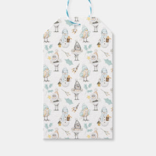 Cute Christmas Snowmen Gift Tags