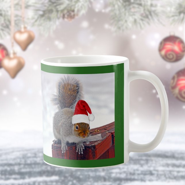 Cute Christmas Squirrels in Holiday Hats  Coffee Mug (Creator Uploaded)
