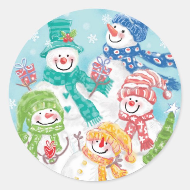 Cute Christmas stickers (Front)