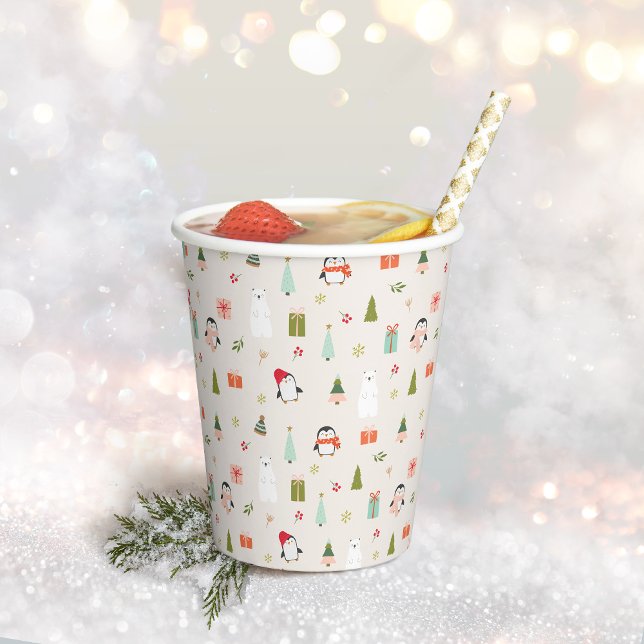 Cute Christmas Symbols  Paper Cups (Creator Uploaded)