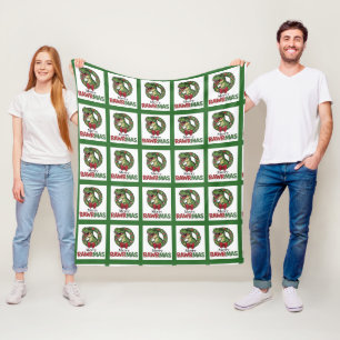 Cute Christmas T-Rex Dinosaur Kids Blanket