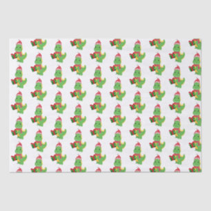 Cute Christmas T-Rex Tissue Paper