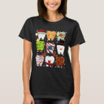 Cute Christmas Teeth Funny Christmas Dentist Denta T-Shirt<br><div class="desc">Cute Christmas Teeth Funny Christmas Dentist Dental Hygiene</div>